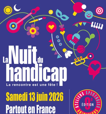 La nuit du handicap : pratiques artistiques et handicap, l'accès pour tous.