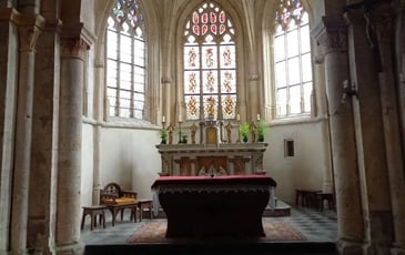 Découverte d'une église romane du XIIe siècle