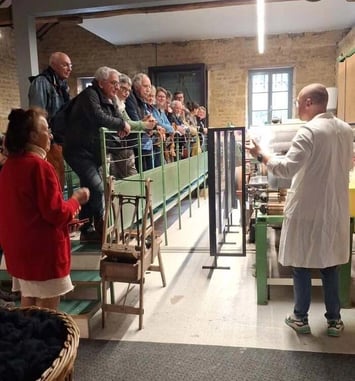 Mise en marche de la ligne de feutrage Sommer et découverte des Mouz'Marottes