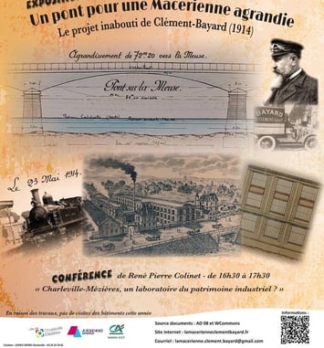 La ligne électrique enterrée reliant les Turbines Clément (Mazarin) et La Macérienne (1904).