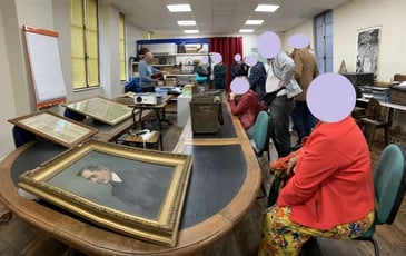 Visite des collections de la Société d'histoire et d'archéologie du Sedanais