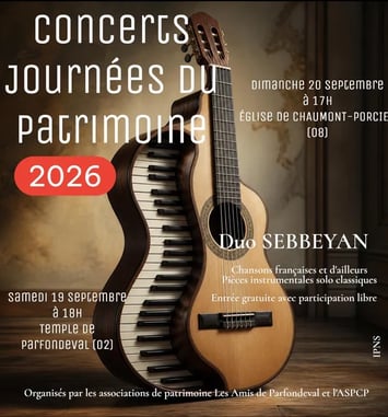 Concert par le Duo Sebbeyan à Chaumont-Porcien