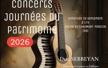 Concert par le Duo Sebbeyan à Chaumont-Porcien