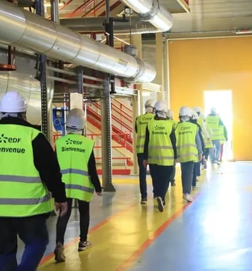 Visite guidée de la centrale nucléaire de Chooz