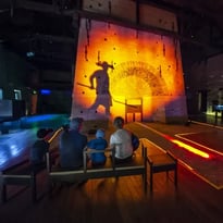 Spectacle sur un haut fourneau du XIXème siècle