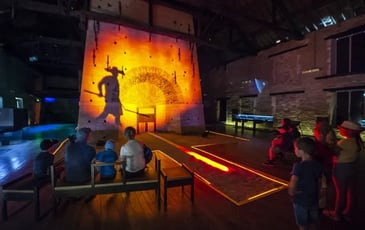 Spectacle sur un haut fourneau du XIXème siècle